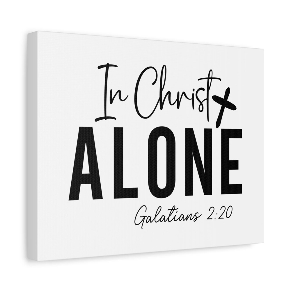 Scripture Walls Galatians 2:20 In Christ Alone Bible Verse Canvas Christian